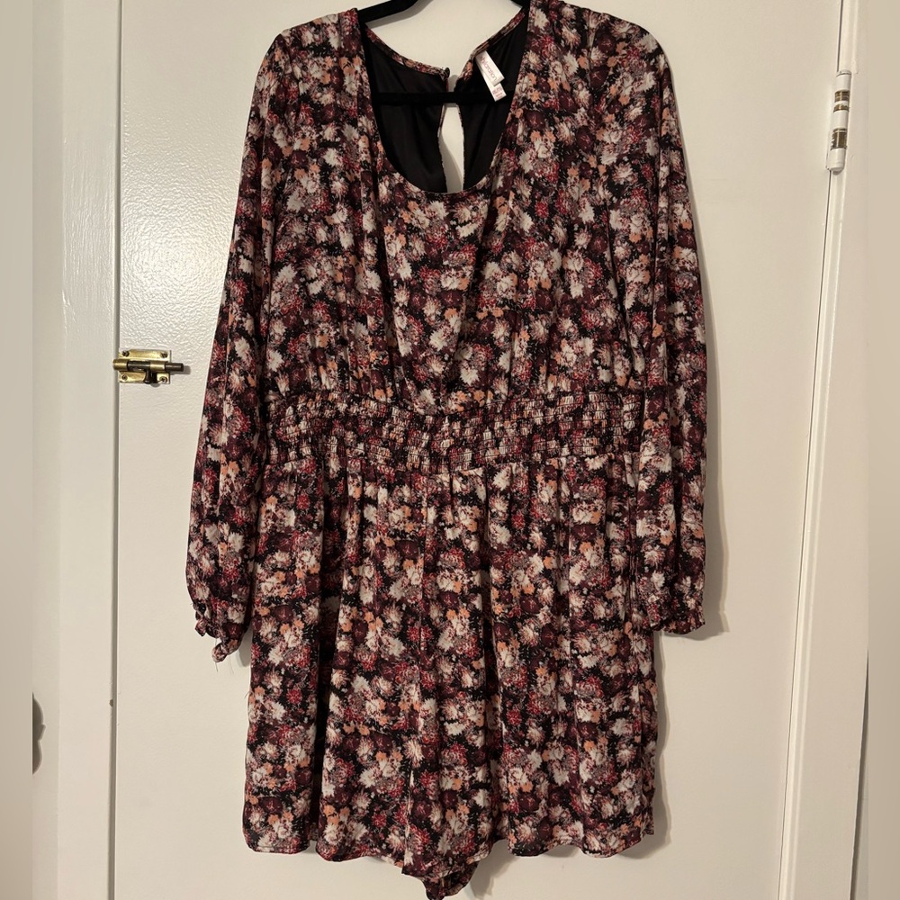 Xhilaration Abstract Print Romper